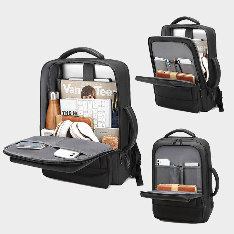 【無料配送】新品未使用リュック/バックパックビジネス鞄メンズ 肩掛けノートPC 通勤通学 ビジネスバッグ メンズ リュックサック ビジネスリュック メンズバッグ