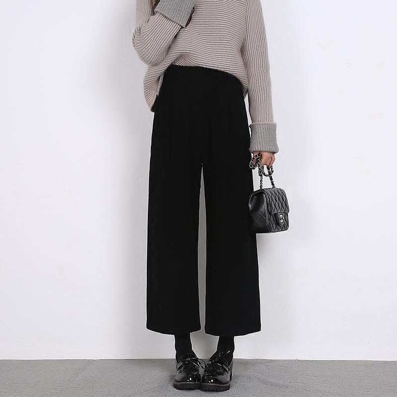 ワイドパンツ 秋 レディース ボトムス ガウチョパンツ ゆったり