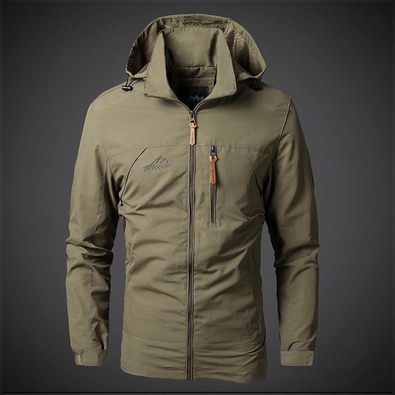 マウンテンパーカー メンズ フード脱着可 ミリタリージャケット