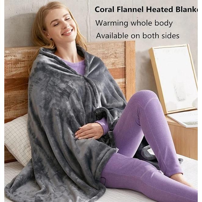 電気ブランケット電気毛布 usb ひざ掛け 段温度調整 エリア発熱