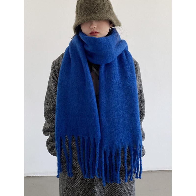 即納 マフラー 肌触り抜群 ふんわりタッチシンプルマフラー