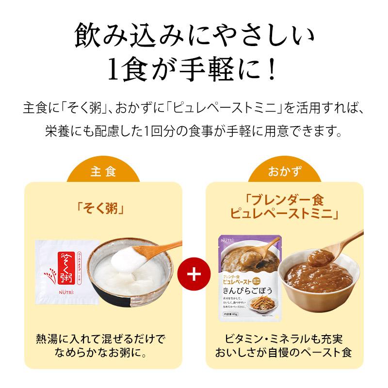 ブレンダー食 ピュレペーストミニ 8種詰め合わせ 80g×16袋 ニュー