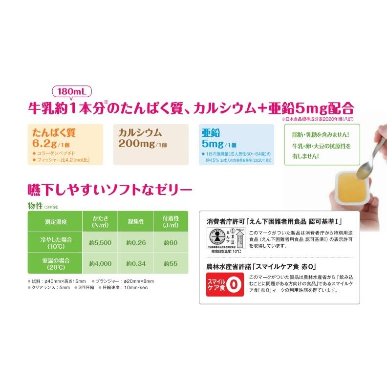 プロッカZn 80g 栄養補給ゼリー ニュートリー たんぱく質 カルシウム