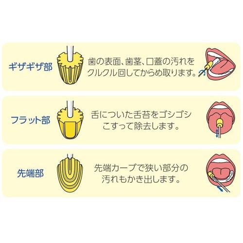 マウスポンジ ふつう 1本入(50袋) 個包装 オオサキメディカル 口腔ケア|iru-collection|03