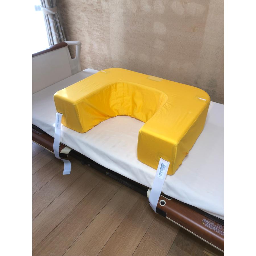 端座位ヘルパー ブルー／ドクターイエロー／赤サンゴ 寝たきりの人を