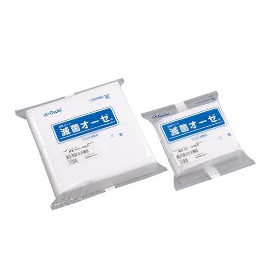 滅菌オーゼ　TS6号-1　20417　14cm×15cm　(脱脂綿２層)　50枚入(個包装)　オオサキメディカル　61-7356-19