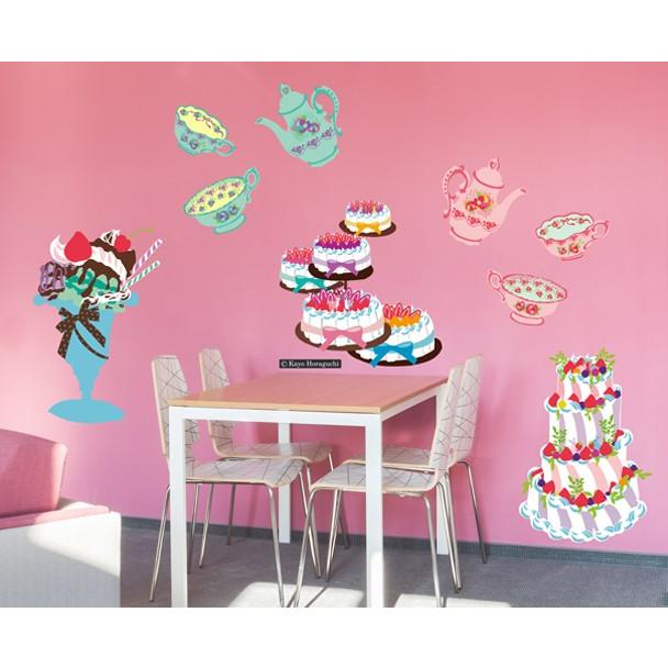 在庫限り 誕生日 高級感 剥がせる おしゃれ 壁紙 ウォールステッカー 北欧 ｌサイズ スィートトゥースc ホラグチカヨ 東京ステッカー リビング キッチン ウォールステッカー Www Ausdocc Org Au