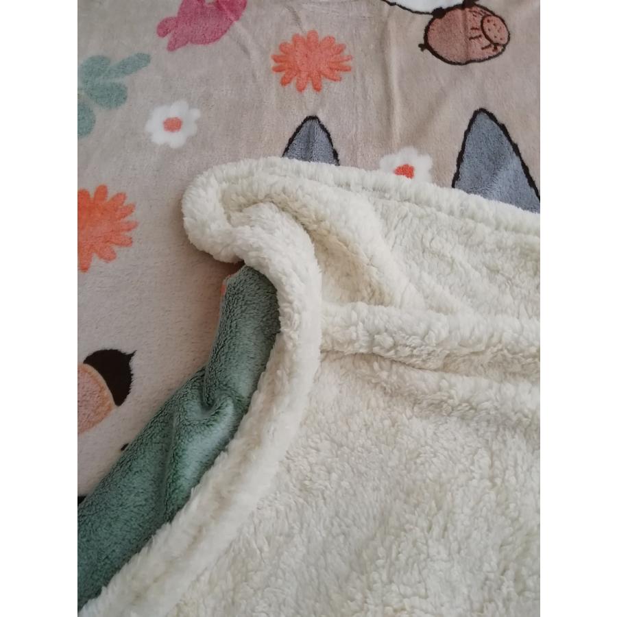 レア物となりのトトロ アクリル毛布 140×200cm 卸売り家具・インテリア - レア物となりのトトロ アクリル毛布