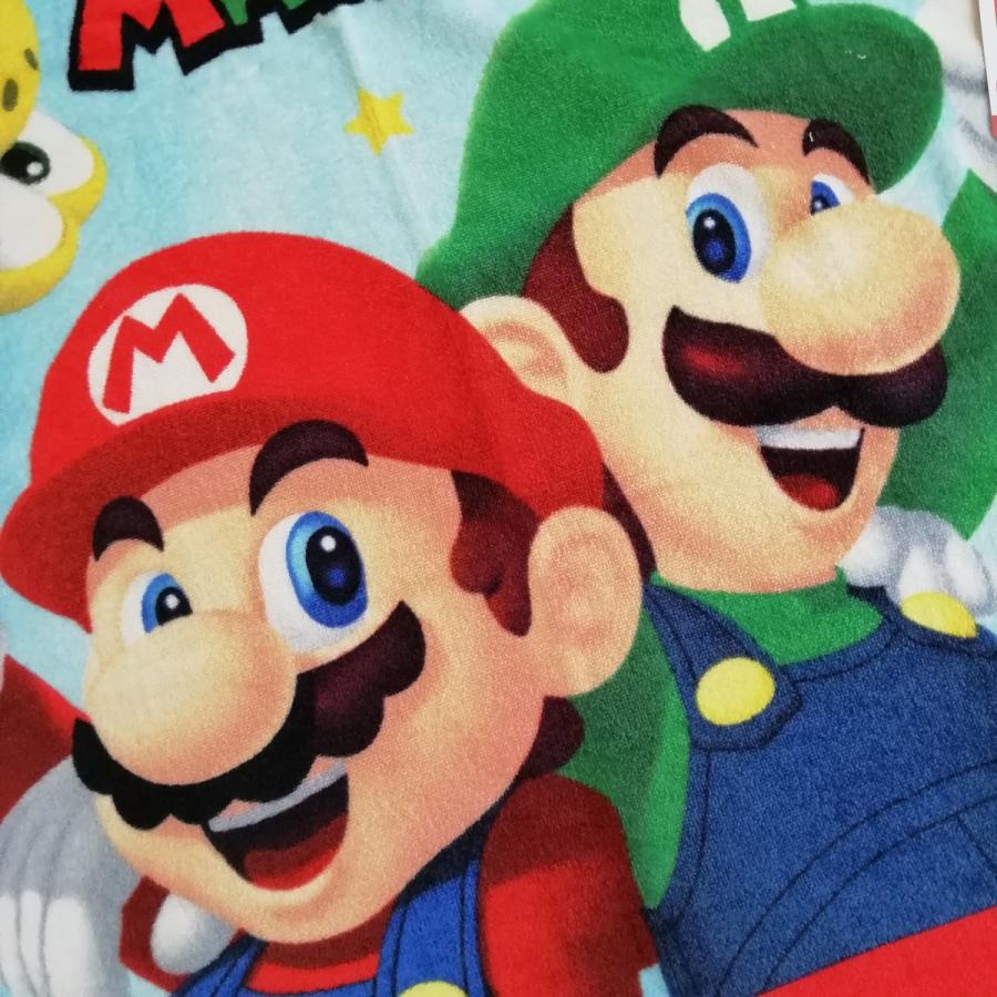 丸眞 マルシン 綿100% 任天堂 マリオ マリオスターズ/お昼寝ケット