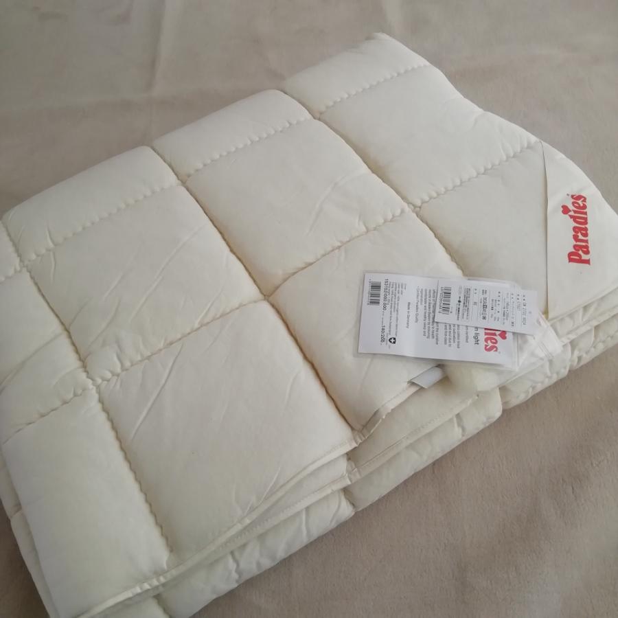ダブルサイズ】新品西川 パラディース 吸湿ウールパッド ドイツ製1.25KG