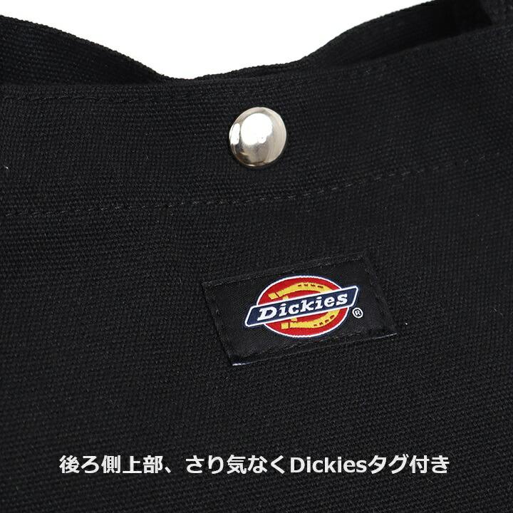 DICKIES トートバッグ 2WAY ロゴ刺繍 16L A4 マグネットボタン タウン 旅行 通勤 通学 エコバック 軽量 綿100％ コットン100% ユニセックス ギフト｜is-closet｜05