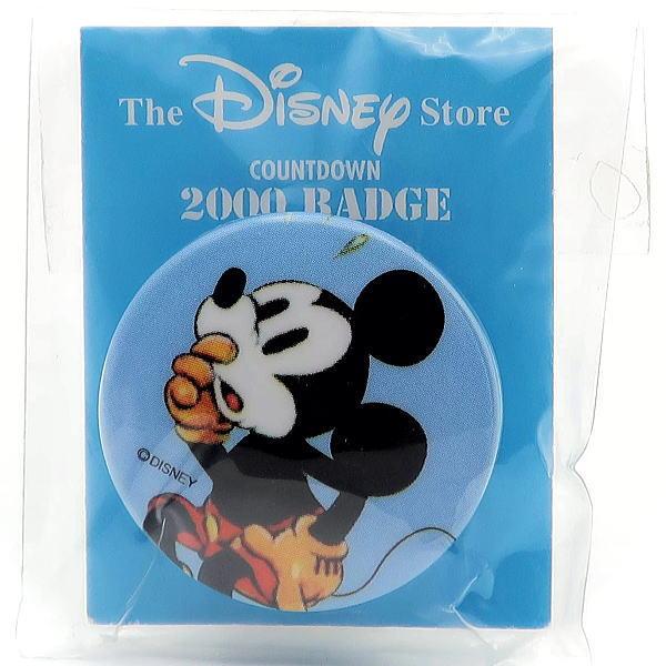 Disney（ディズニー） ミッキー＆ミニー 2000年カウントダウン缶バッジ
