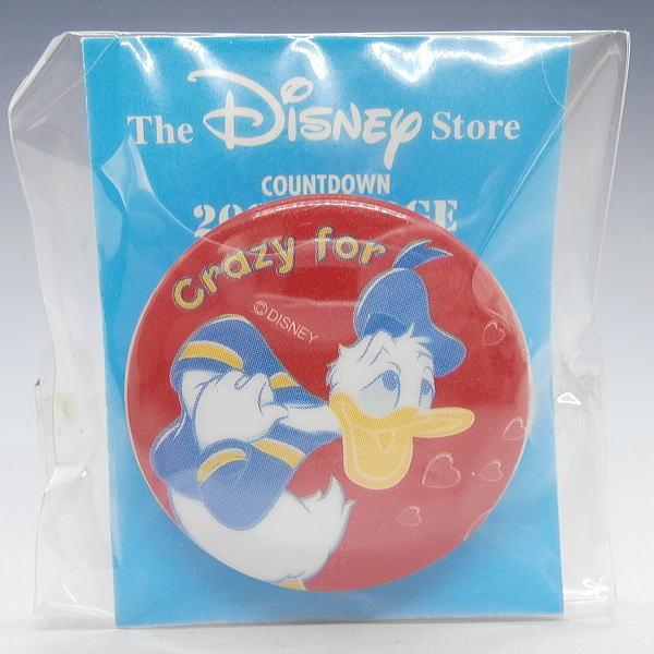 Disney（ディズニー） ドナルド 2000年カウントダウン缶バッジ6個