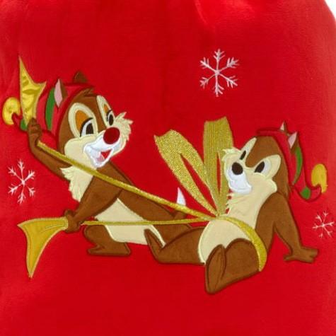 ディズニー　チップ＆デール　クリスマスサック　袋　ヨーロッパ・ディズニーストア　生産終了品　新品