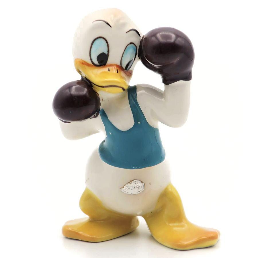 Disney（ディズニー） ドナルド 陶器フィギュア ボクシング Seven