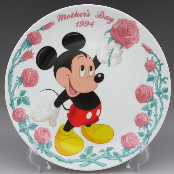ディズニー ミッキー 1994年母の日プレート グロリア社 USA 陶器製 その他コレクション、趣味