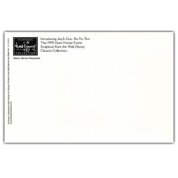 Disney（ディズニー） ガス＆ジャック シンデレラ WDCCポストカード