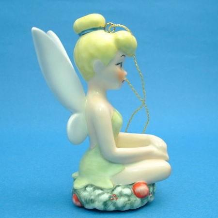 ★新品同様★ ディズニー ティンカーベル ゴーベルオーナメント Goebel社 2001年限定生産 ドイツ 陶器 箱ありの画像