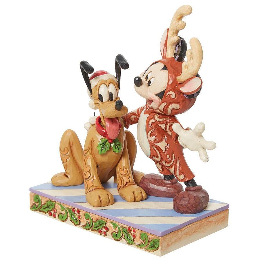 ディズニー　ミッキー＆プルート　ジム・ショーア・フィギュア　ディズニートラディション　『Festive Friends』　2023年　新品_1
