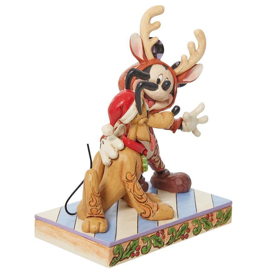 ディズニー　ミッキー＆プルート　ジム・ショーア・フィギュア　ディズニートラディション　『Festive Friends』　2023年　新品_3