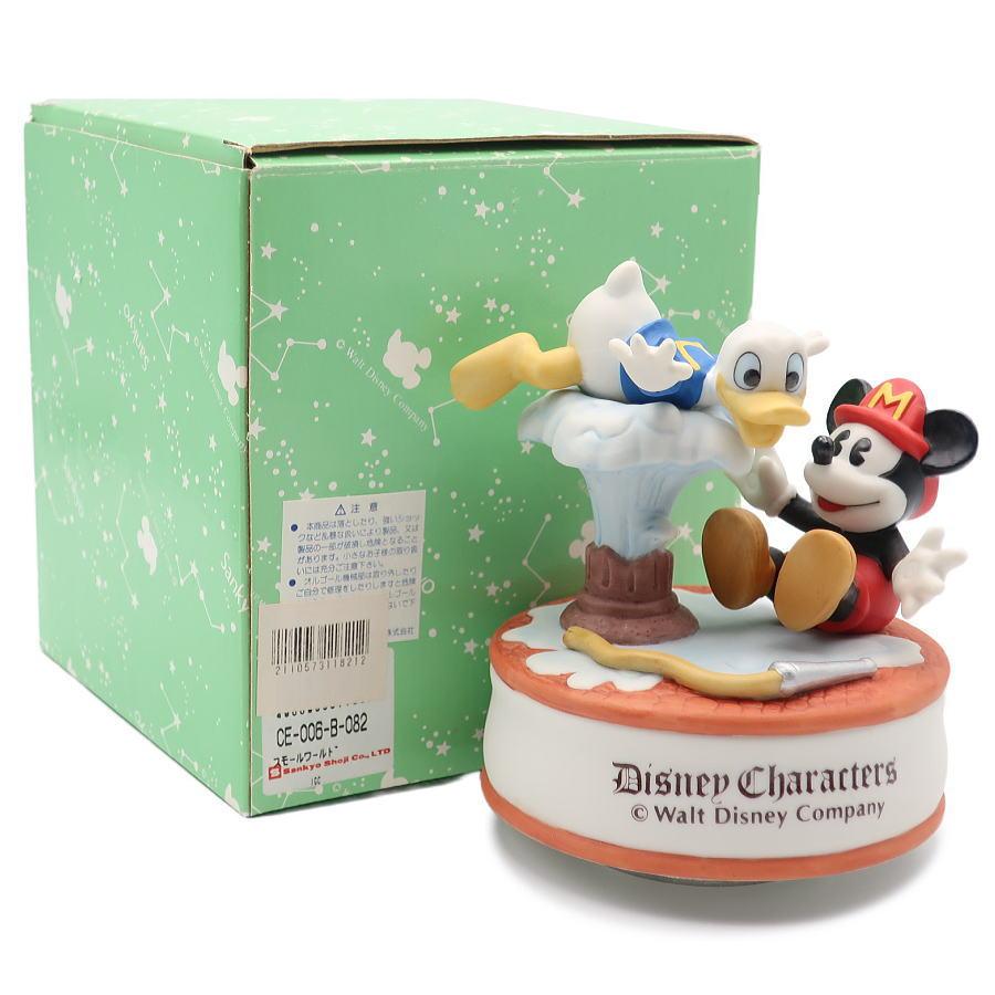 Disney（ディズニー） ミッキー＆ドナルド オルゴール（消防士） 三