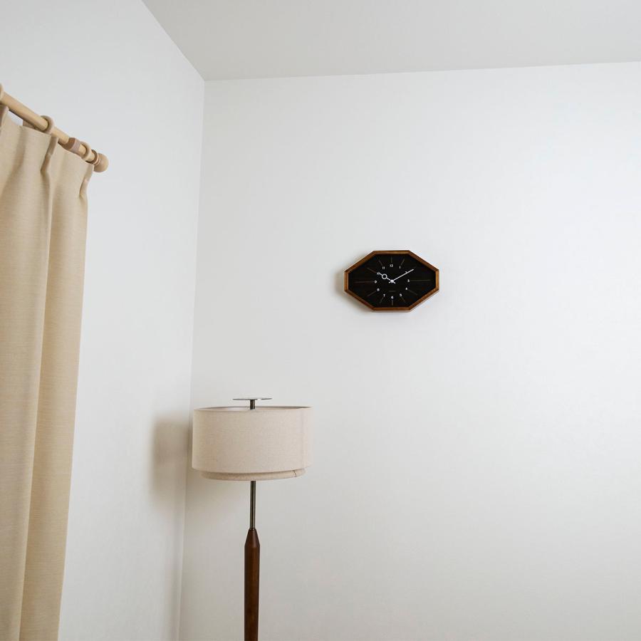 INTERFORM（インターフォルム） 壁掛け時計 INTERFORM Belmonte Black