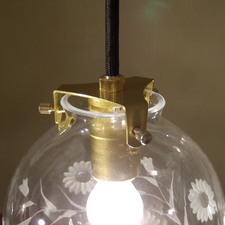 照明 ガラスペンダントライト GreenNote グリーンノート P138 切子 菊