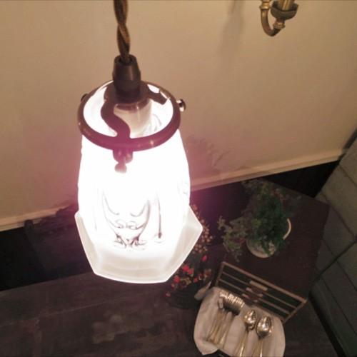 ガラスペンダントライト Sunyow FC-0905 SET アンティーク