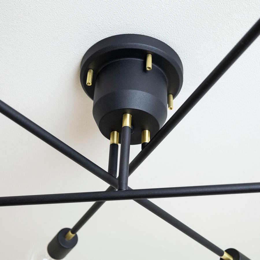 シーリングライト6灯　ブラック 楽天市場】シーリングライト 6灯 E26 LED アーム可動式 おしゃれ