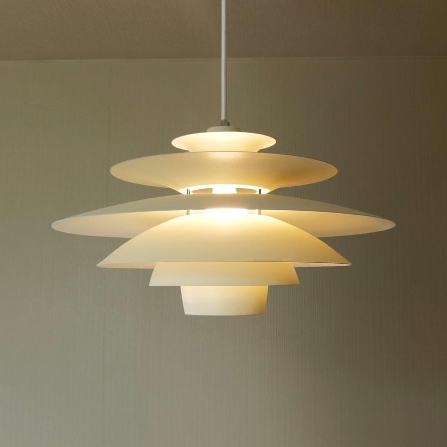 天井照明 1灯 ペンダント ライト INTERFORM Norden White インター