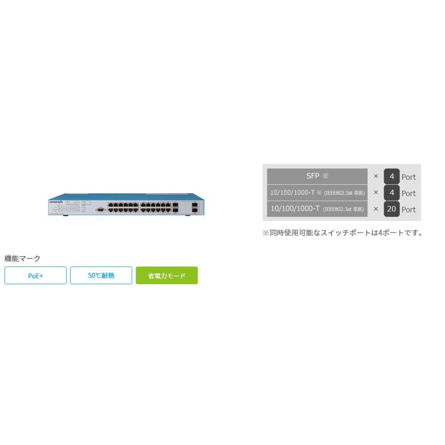 アプレシアシステム　APLGM124GTPOE2 アプレシアシステム APLGM124GTPOE2