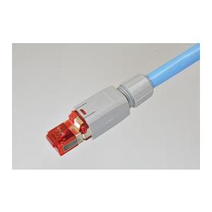 日本製線 Cat6A 単線パッチコード F/UTP NSGDT6-10G-S-FM45-L 568Bストレート 30M