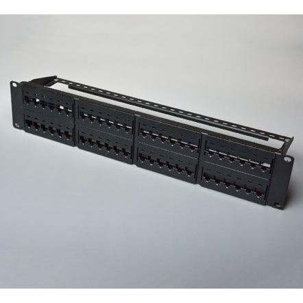日本製線 Cat6用 2U48ポートパッチパネルキット NSPPH2U48BK-6KIT
