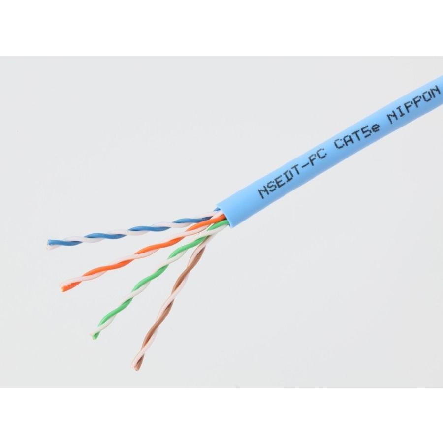 日本製線　 Cat5e 4P NSEDT-PC 200m 日本製線 Cat5e 4P 撚線 NSEDT-PC 200M巻 ※お色選択可能 : IS