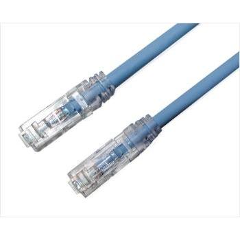 冨士電線 Cat6A プラグ付細径パッチコード（色） 2mモノ 4TPCC 6A 