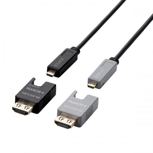 ELECOM DH-HDLOB100BK 長尺HDMIケーブル/アクティブオプティカル ELECOM DH-HDLOB100BK 長尺HDMIケーブル/アクティブオプティカル
