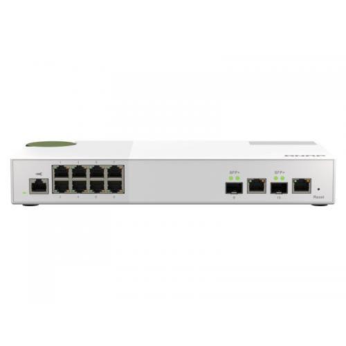 ルーター・ネットワーク機器 QNAP QSW-M2108-2C Managed Switch QSW-M2108R-2C | Entry-level 10GbE and 2.5GbE Layer 2 Web