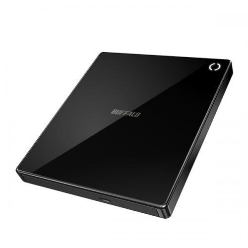 BUFFALO ラクレコ CDレコーダー/DVDプレーヤー RR-PW2-BK BUFFALO RR-PW2-BK スマホ用CDレコーダー「ラクレコ 」DVD再生
