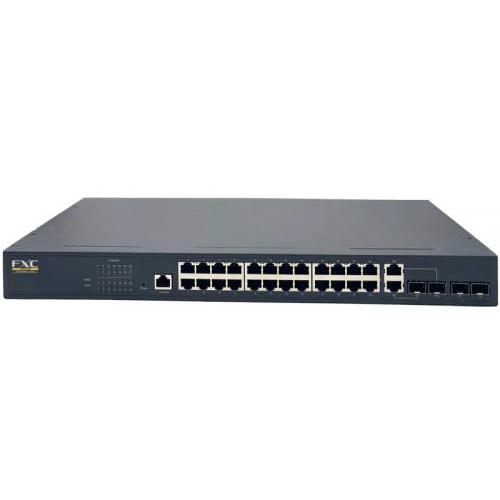 FXC FXC5728-ASB5 24ポート 10/100/1000Mbps および 4ポートSFP 管理機能付スイッチ ＋ 同製品SB5 ...