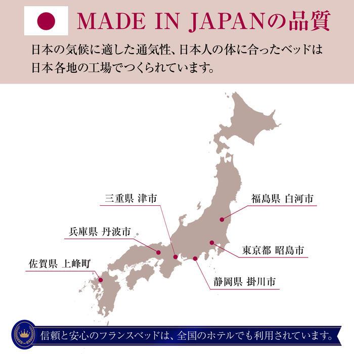 フランスベッド 送料無料 ポルテ R-ZERO-400 シングルマットレス 高密度連続スプリング 圧縮ロールマット 日本製 両面仕様 通気性抜群 POLUTE R-zero-400 | フランスベッド | 16