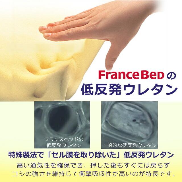 フランスベッド レステックス-01FN 2M 電動ベッド マットレス付き RX-THF 低反発フォーム 非課税対象商品 【レーム】 シングル グリップ付ヘッドボード