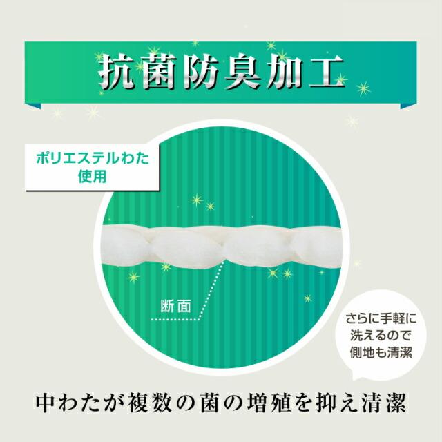 お得なセレクト3点セット キング ライン＆アースＮ バイオベッドパッド 抗菌・防臭加工 洗える カラー4色 すべり止めゴム付 洗濯ネット付 送料無料_3