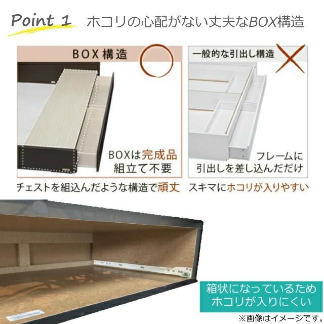 ベッドセット フランスベッド ワイドダブル BG DR MW-200α マットレス付き ハード 硬い 羊毛 スノコ 薄型 コンセント 引出し 収納 日本 ベットセット 設置無料_4