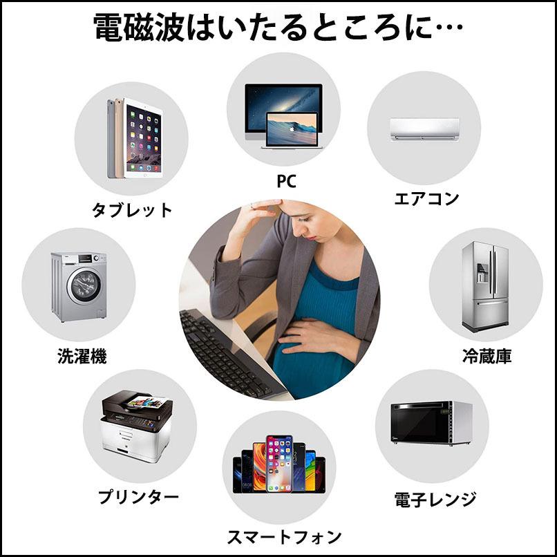 電磁波防止シール 3枚セット 電磁波遮断ステッカー 電磁波防止