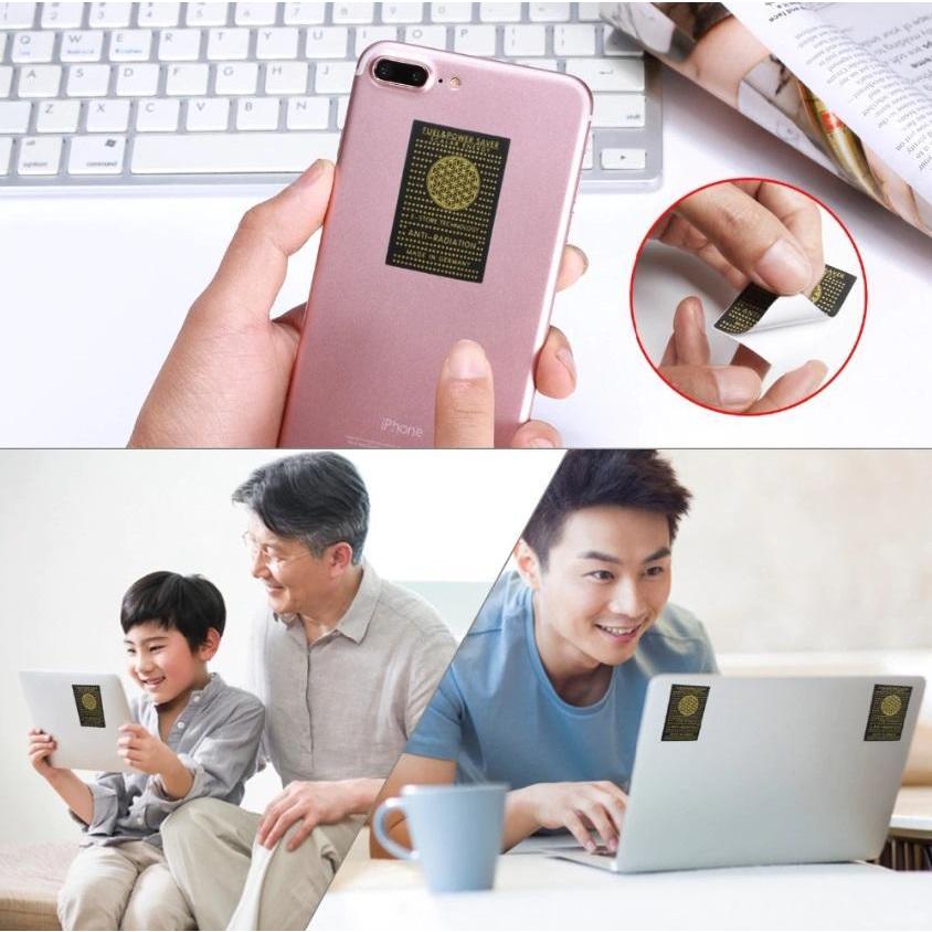 BioZen スマートフォン用電磁波防止シール 8個セット 電磁波対策シール 8枚セット 電磁波防止シール 電磁波遮断