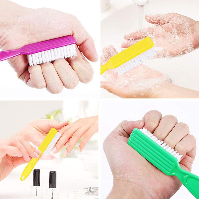 使い捨て爪ブラシ 6本セット ネイルブラシセット 足 手 指 ハンド