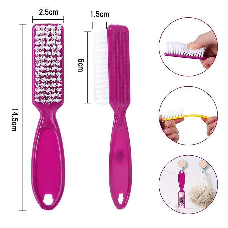 使い捨て爪ブラシ 6本セット ネイルブラシセット 足 手 指 ハンド