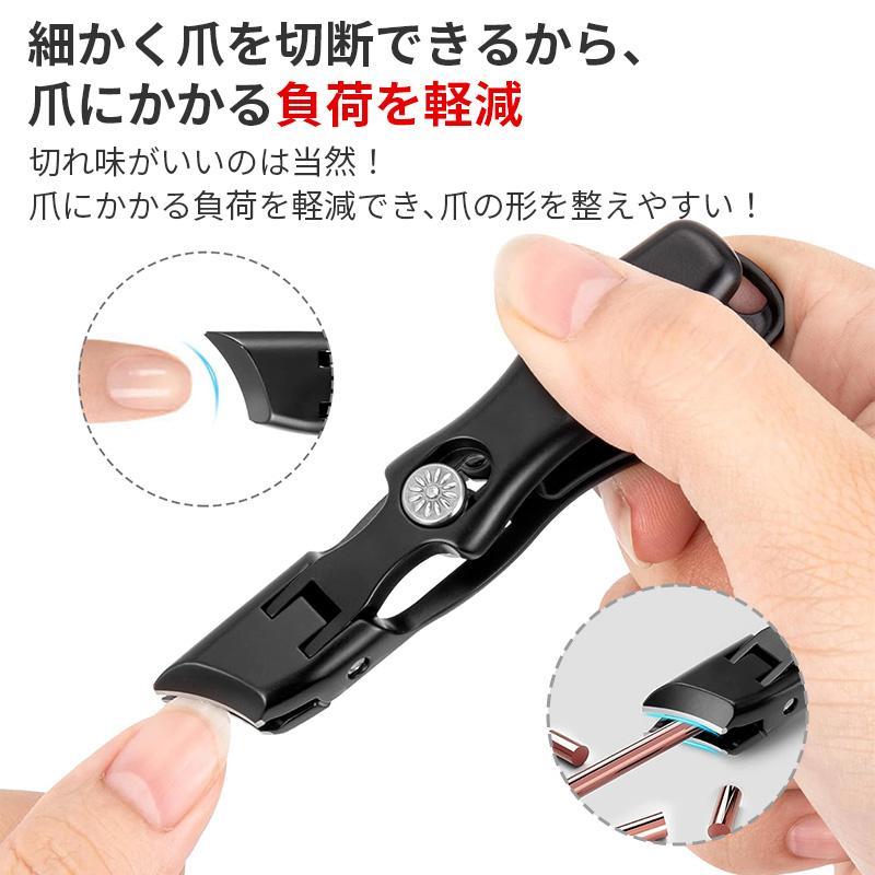 斜めの爪切り、スプラッシュなしの爪切り、飛沫防止爪切り 傾斜爪切り 