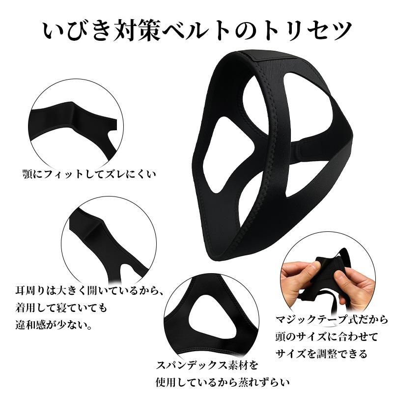 2枚セット イビキ防止ベルト いびき防止グッズ バンド