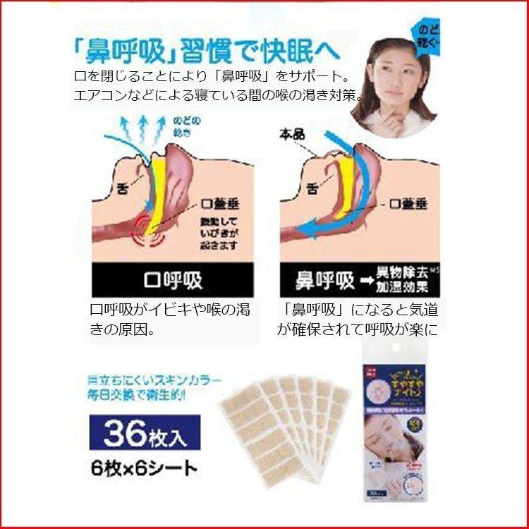 いびき防止テープ　口閉じテープ　30枚×3セット　口呼吸　喉の渇　快眠　睡眠